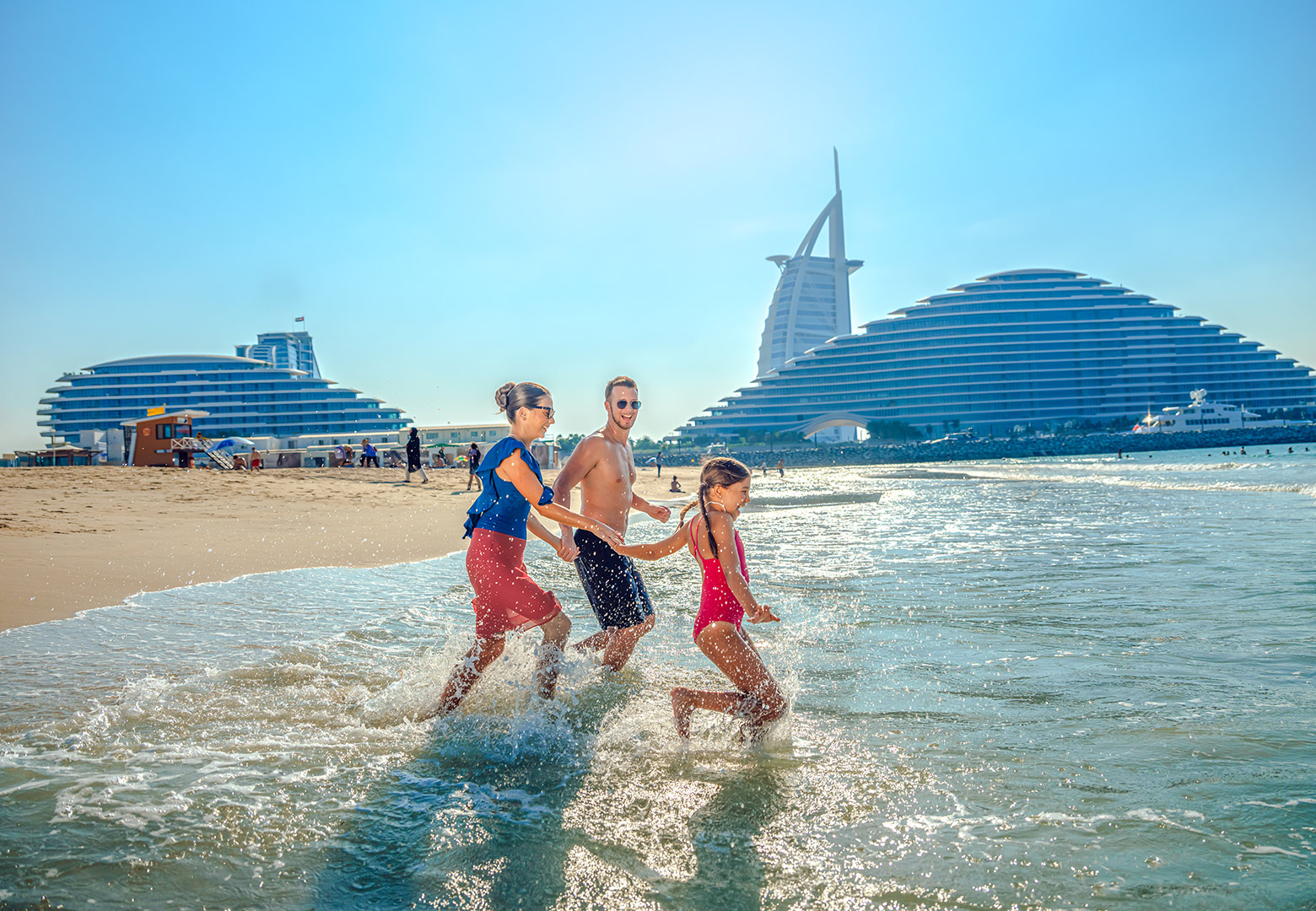 a family beach holiday in dubai header