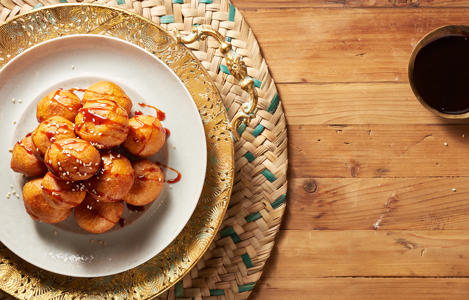 阿联酋甜品炸糖球（Luqaimat）