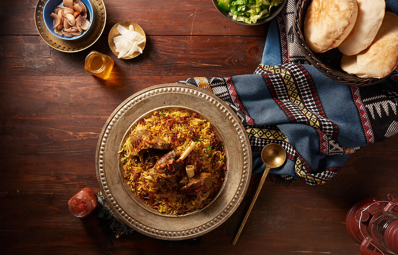 阿拉伯名菜炊鸡饭（Machboos）